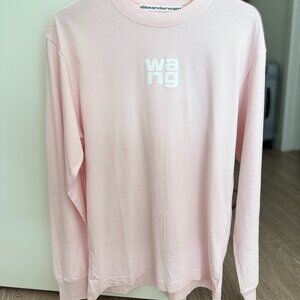 NWT Alexander Wang Women's Pink Long Sleeve Shirt